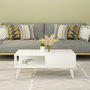 Hanah Home Seul - Mesa de centro blanca
